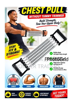 Chest Pull Exerciser (Without Tummy Trimmer)