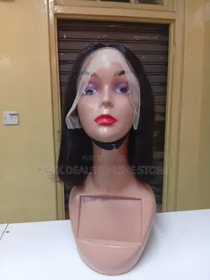 13x5x1 Human Hair Closure Wig - 10 Inch Bob