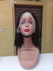 13x5x1 Human Hair Closure Wig - 10 Inch Bob - 1