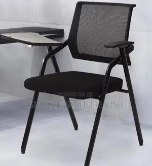 Ergonomic Study Chair with Writing Pad
