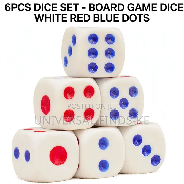 6-Piece Dice Set for Board Games - 1