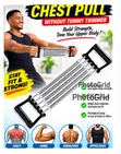 Chest Pull Exerciser - Portable Upper Body Resistance Training - 2
