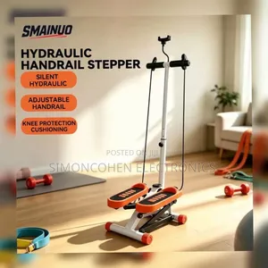 2-in-1 Silent Hydraulic Stair Stepper with Accessories