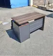 Meza ya Ofisi ya Mbao Iliyo Nyooka ya 1400mm - 2