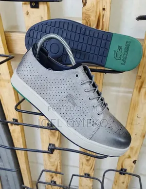 Lacoste Leather Laced Casual Shoes