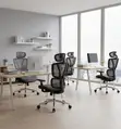 Executive Mesh Office Chair with Lumbar Support - 3