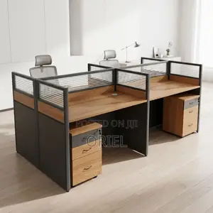 Four-User Corporate Office Workstation