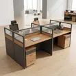 Four-User Corporate Office Workstation - 4