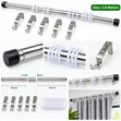 Stainless Steel Curtain Rod (70cm-3.8m) - 2