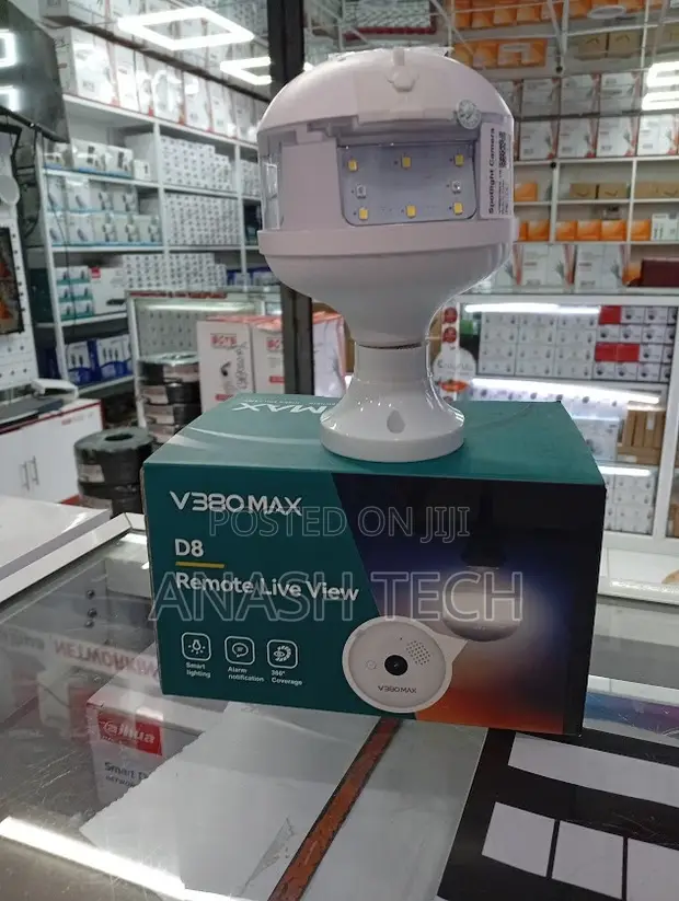 V380 Max Bulb Panoramic D8 CCTV Camera - 1