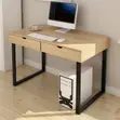 Office Desk with Double Storage Drawers - 2