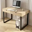 Office Desk with Double Storage Drawers - 5