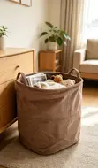 60L Corduroy Basket ya Kufulia - 2