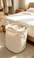 60L Corduroy Basket ya Kufulia - 3