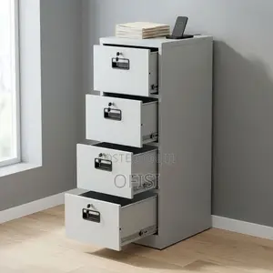 Heavy-Duty 4-Drawer Office File Cabinet