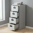 Heavy-Duty 4-Drawer Office File Cabinet - 1
