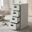 Heavy-Duty 4-Drawer Office File Cabinet - 3