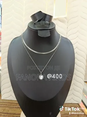 Silver Plated Pearl Necklace