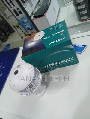 V380 Max D8 Kamera ya Bulb Smart Lenzi Mbili