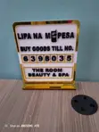 Custom Acrylic Paybill Number Signs - 2