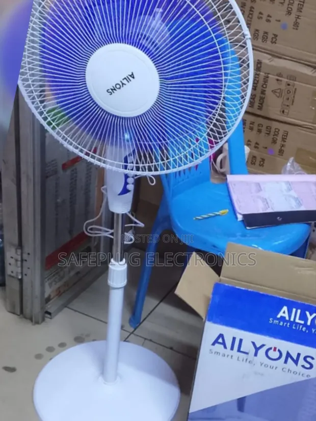 Ailyons 16" Kipasupasio cha Kusimama Kinachoweza Kurekebishwa - Bluu - 1