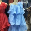 Ruffle Tiered Mini Dress - Mtindo wa Majira ya Joto - 2