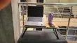 Foldable Tilting Laptop Bed Table with Cup Holder - 3