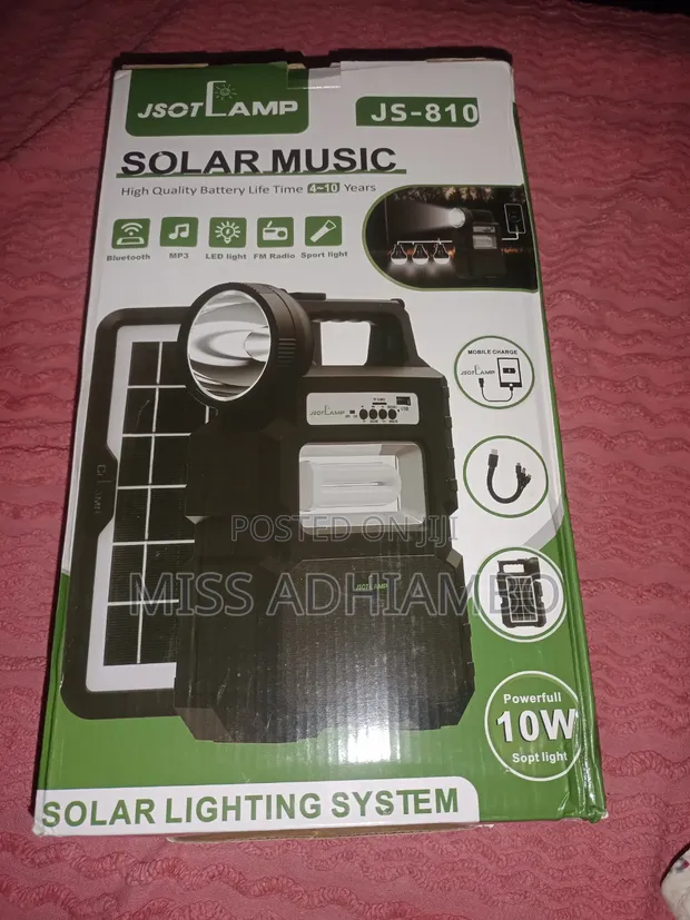 JSOT Solar System Kit with Bluetooth Speaker - 1