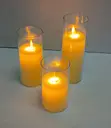 3-in-1 Mishumaa ya LED Isiyo na Mwako - 2