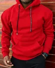 Plain Fleece Lined Hoodies - 1