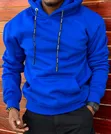 Plain Fleece Lined Hoodies - 4