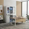 Two-Door Grey Office Storage Cabinet - 3