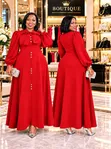 Senori Maxi Dress with Bowtie - Brand New - 3
