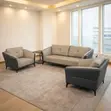 Ofisi Sofa ya Viti 5 Executive - Brown Leather - 4