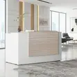 White Reception Table | 1400MM Executive Reception Desk - 1