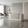 White Reception Table | 1400MM Executive Reception Desk - 3