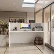 White Reception Table | 1400MM Executive Reception Desk - 4