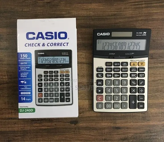 Casio DJ-240D Calculator ya Mezani - 1