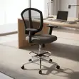 Midback Reception Office Chair - Black - 4