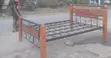 Wooden Metallic Bed 5x6 - 1