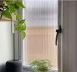 Fluted Glass Effect Film for Home Windows - 2