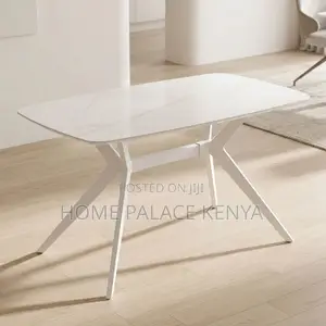 Meza ya Kulia ya Home Palace (1.3m x 0.7m) Yenye Kifuniko cha Marumaru