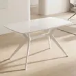 Home Palace Marble Top Dining Table (1.3m x 0.7m) - 1