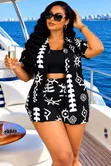 Set ya Vitambaa 3 vya Linen kwa Wanawake - 5