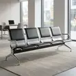 Brand New 4-Seater Padded Office Reception Bench - 1