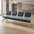 Brand New 4-Seater Padded Office Reception Bench - 2
