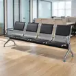 Brand New 4-Seater Padded Office Reception Bench - 5