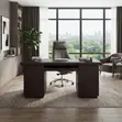 1200MM Mahogany Executive Desk - 4