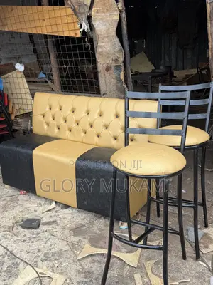 High Bar Sinatabu Chairs and 4-Seater Bar Couch Set