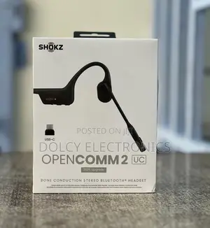 Shokz OpenComm 2 UC Headphones za Bone Conduction